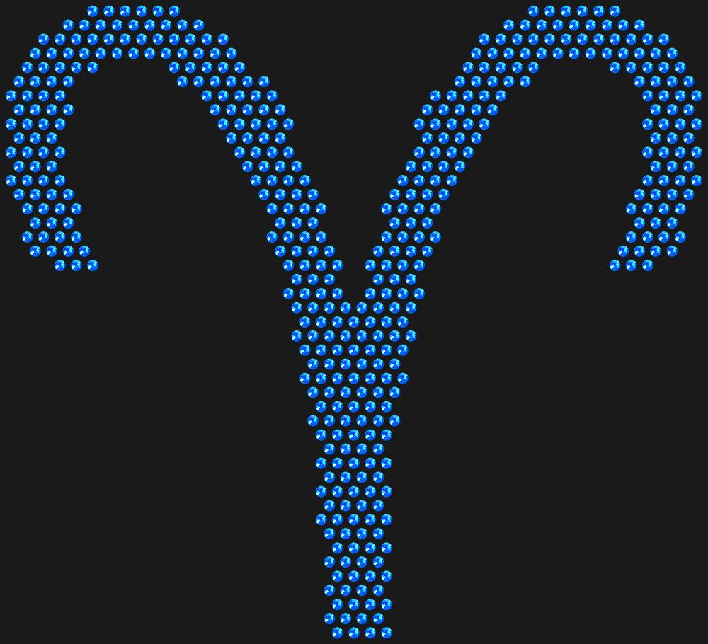 Трафарет Aries (Zodiac sign) — RHT_ZODIACARIES1_SS16_SAPPHIRE