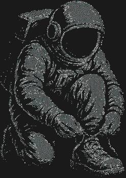 Рисунок из страз по номерам «Астронавт» из 6305 сияющих страз перенесет вас в невесомость, где каждый блик — это звезда, зажигающая мечты о неизведанном.