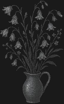 Трафарет из страз «Колокольчики в кувшине», сияющий 9425 искрами, превратит любой образ в дивную мелодию, словно букет нежных цветов, застывший в грациозном танце света.