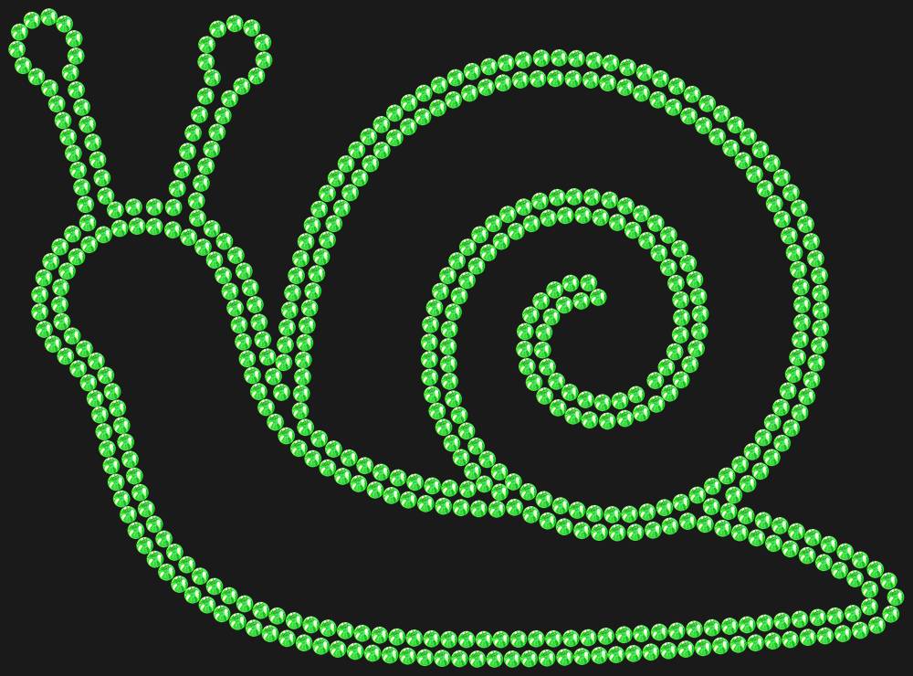 Трафарет Snail — RHT_SNAIL1_SS16_LT_PERIDOT