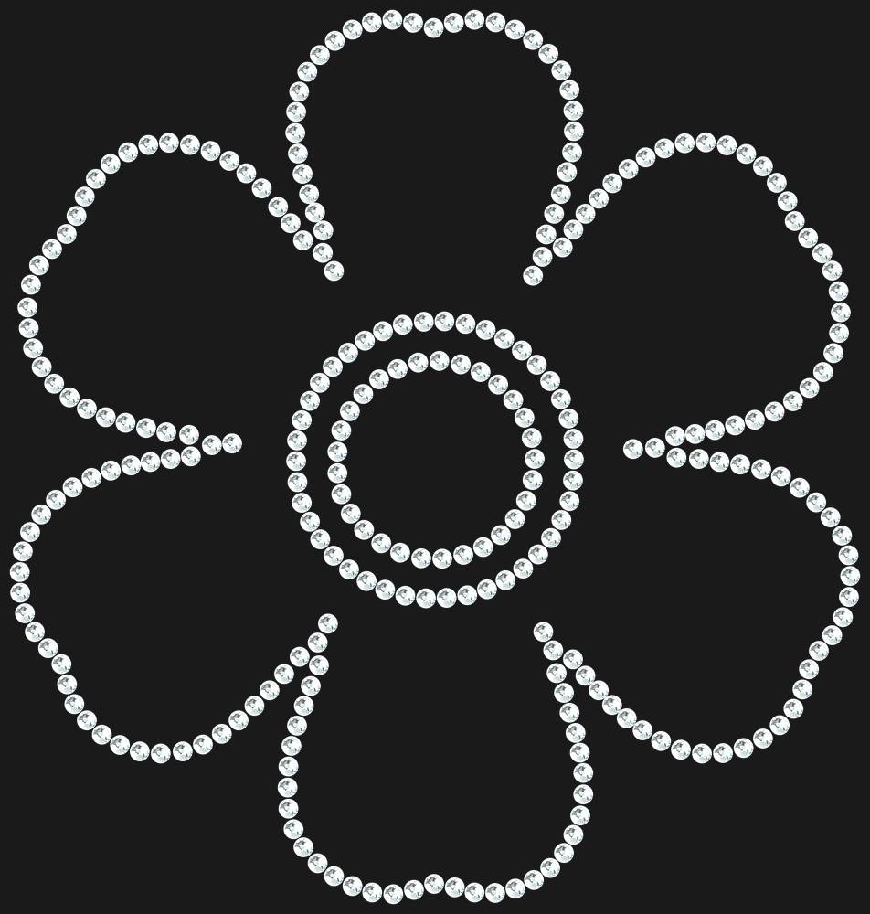 Трафарет Forget-me-not — RHT_FLOWER3_SS16_CRYSTAL_CLEAR