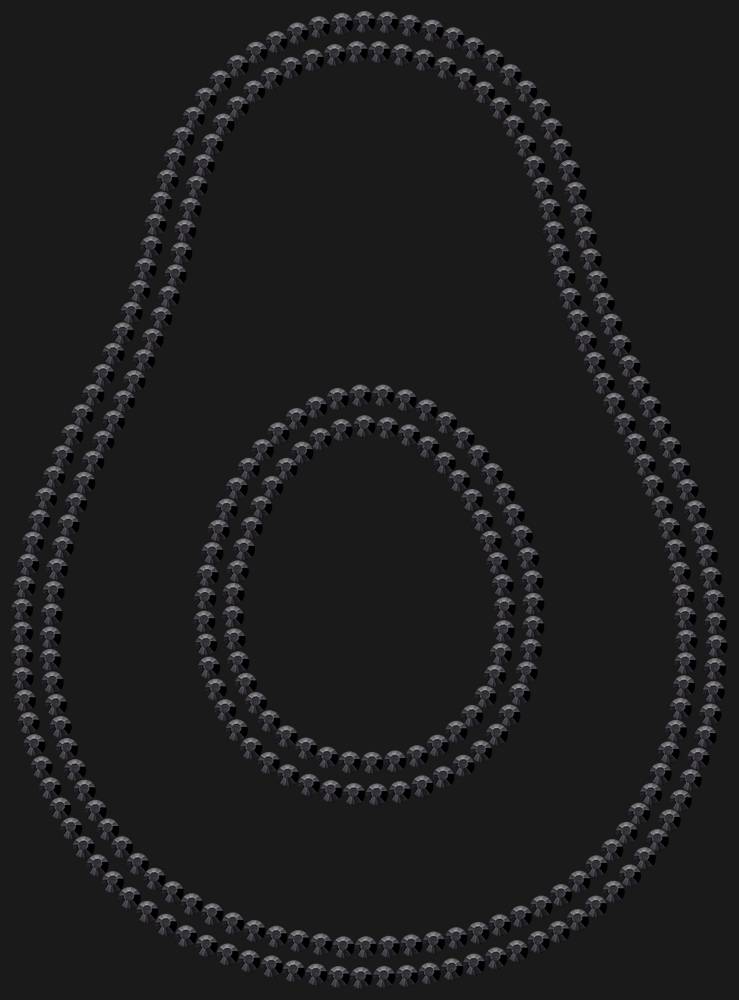 Трафарет Avocado — RHT_AVOCADO1_SS16_JET_BLACK