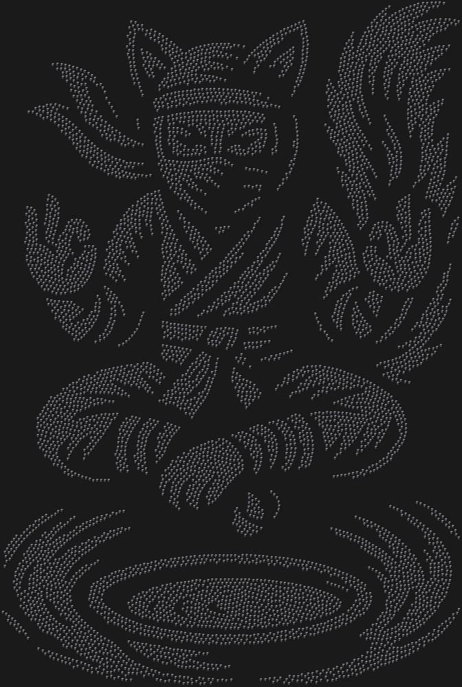 Трафарет Ninja cat — RHT_CATNINJA1_SS16_JET_BLACK