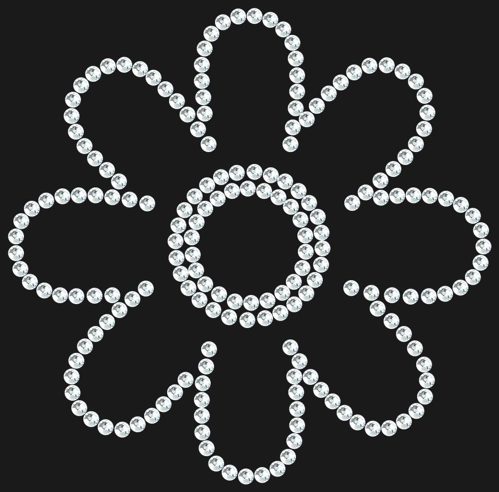 Трафарет Chamomile — RHT_FLOWER2_SS10_CRYSTAL_CLEAR