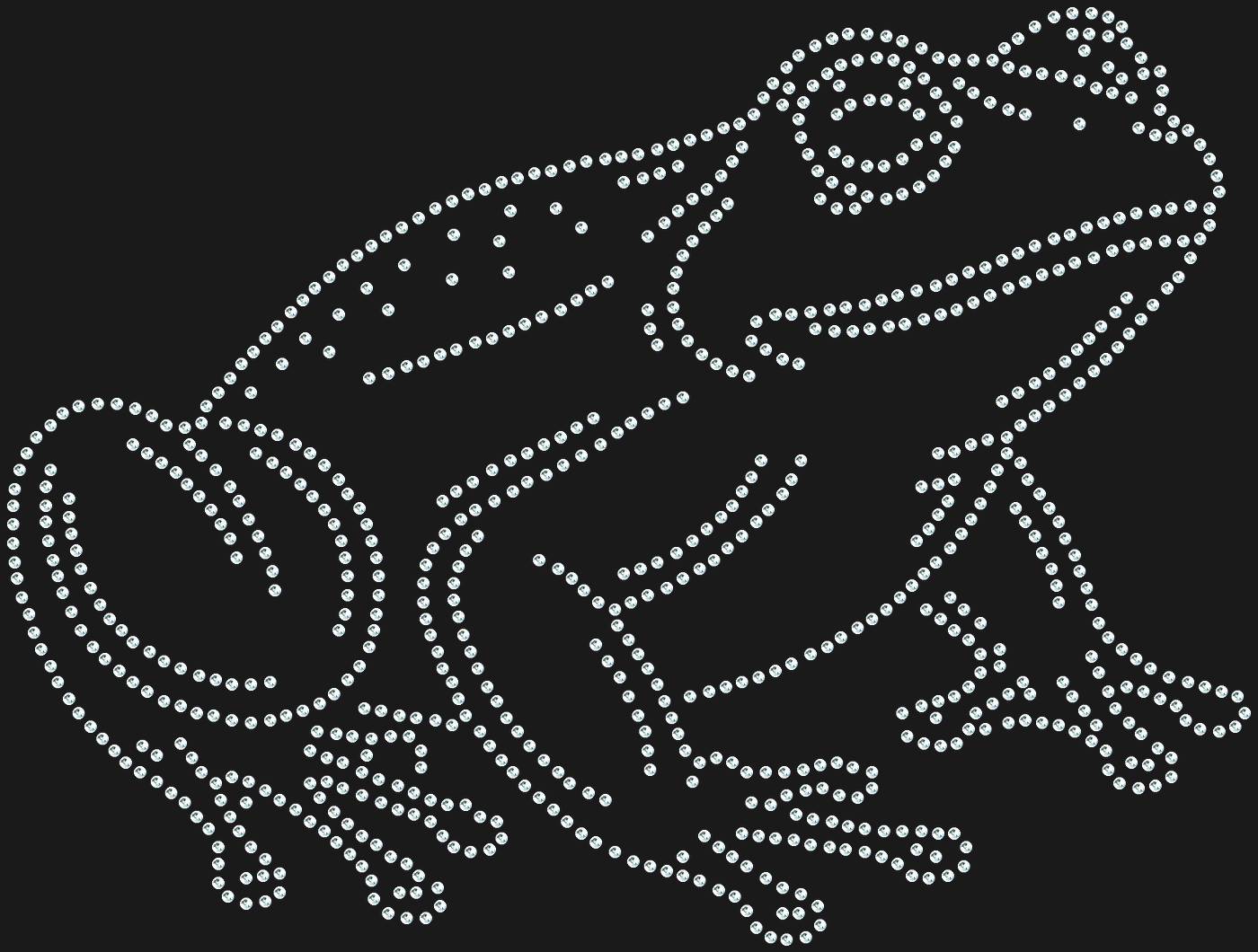 Трафарет Жаба — FROG4