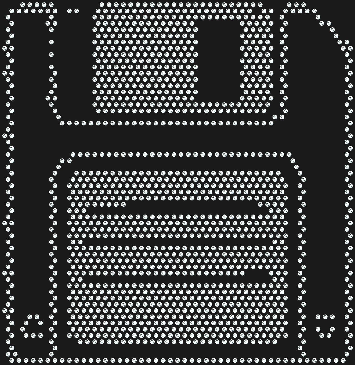 Трафарет Дискета — FLOPPY1