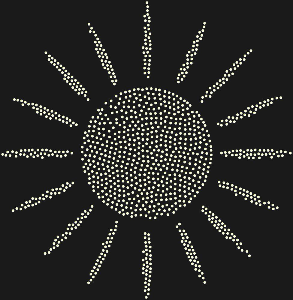 Трафарет Sun with rays — RHT_SUN1_SS12_CRYSTAL_AB