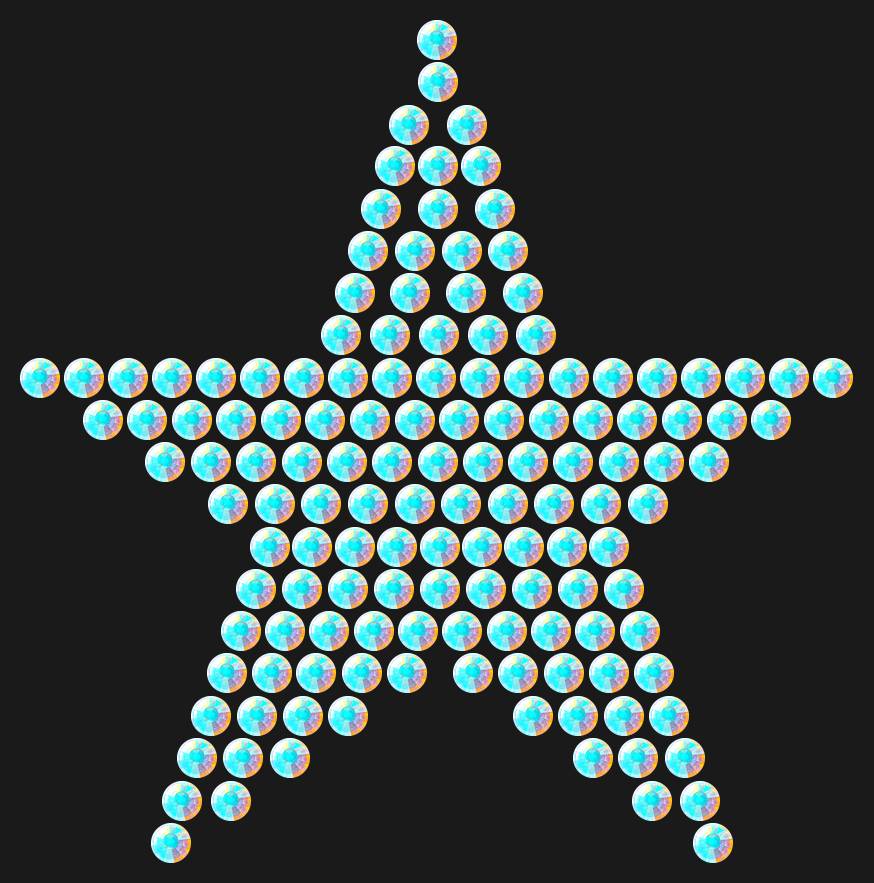 Трафарет Mini Star Classic — RHT_STAR3_SS12_CRYSTAL_AB_DMC