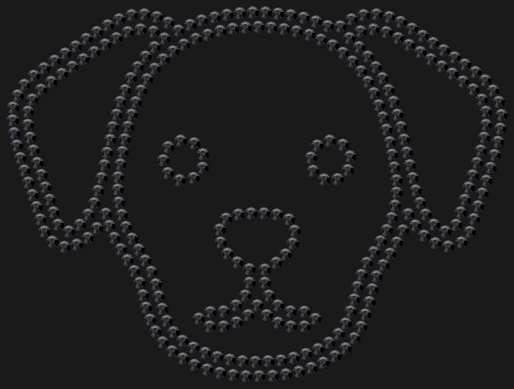 Трафарет Dog — RHT_DOG4_SS10_JET_BLACK