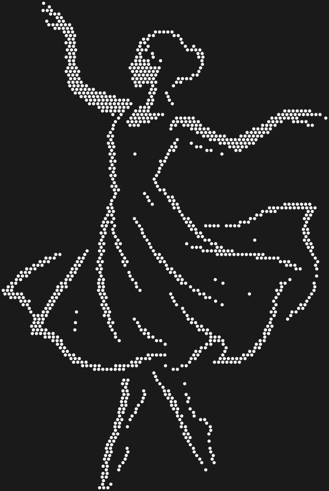 Трафарет Dancer — RHT_DANCER1_SS20_CRYSTAL_CLEAR