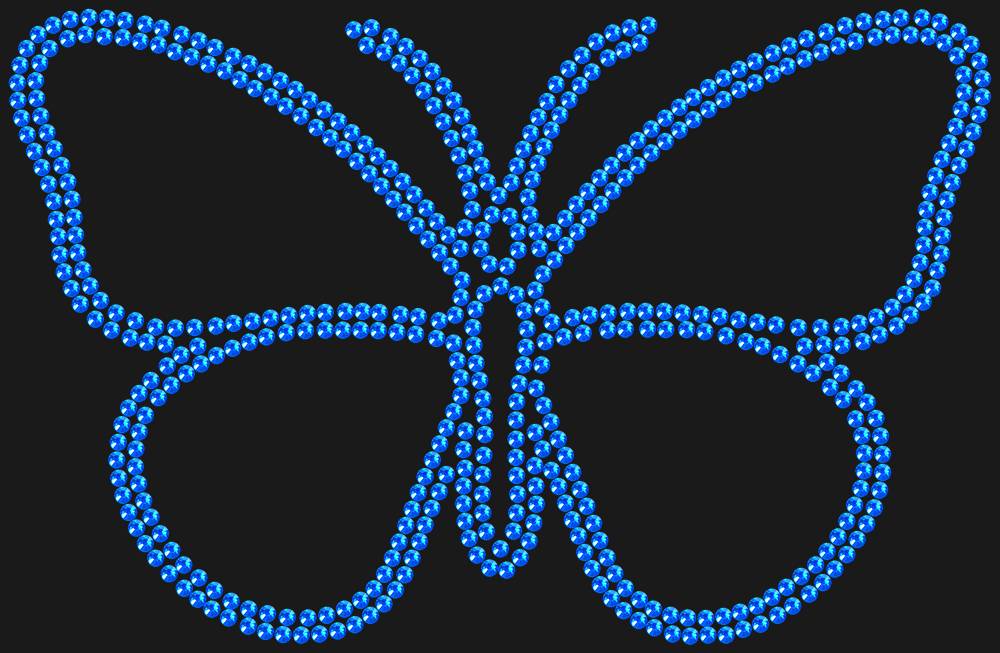 Трафарет Butterfly — RHT_BUTTERFLY1_SS10_SAPPHIRE