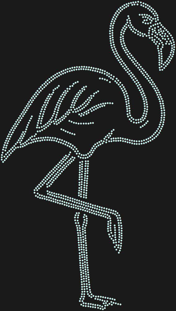 Трафарет Flamingo — RHT_FLAMINGO1_SS16_CRYSTAL_AB_DMC
