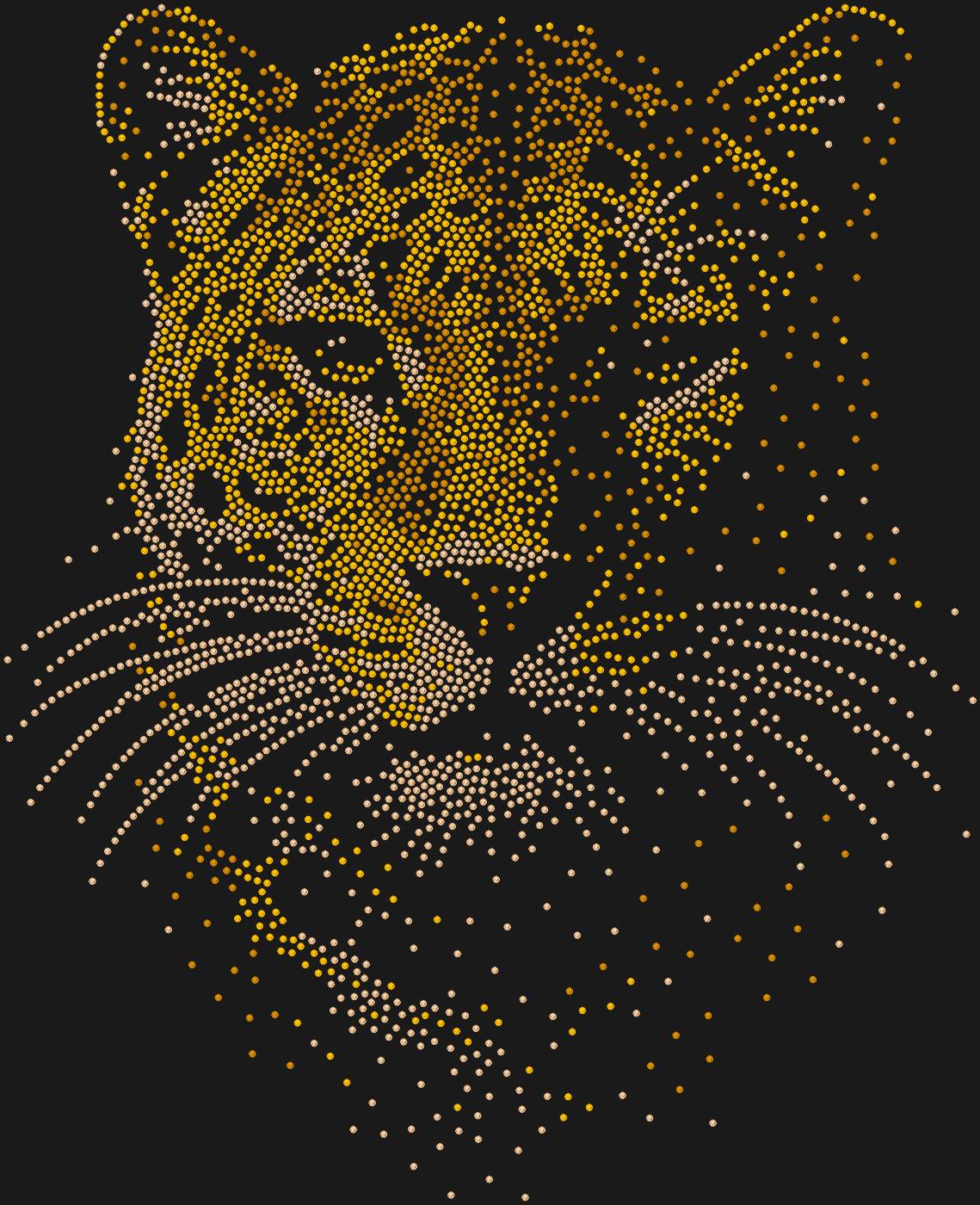 Трафарет Леопард — LEOPARD1