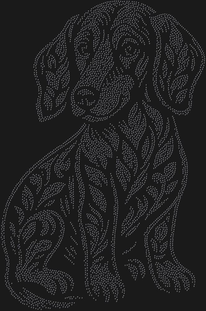 Трафарет Dachshund puppy — RHT_DACHSHUNDPUPPY1_SS8_JET_BLACK