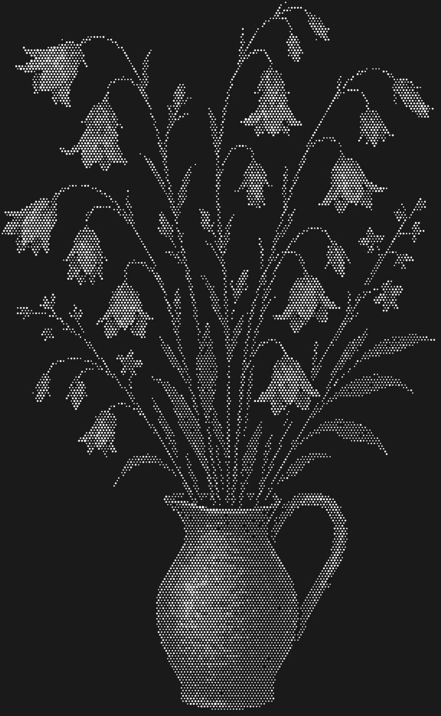 Трафарет Колокольчики в кувшине — BELLSJUG1