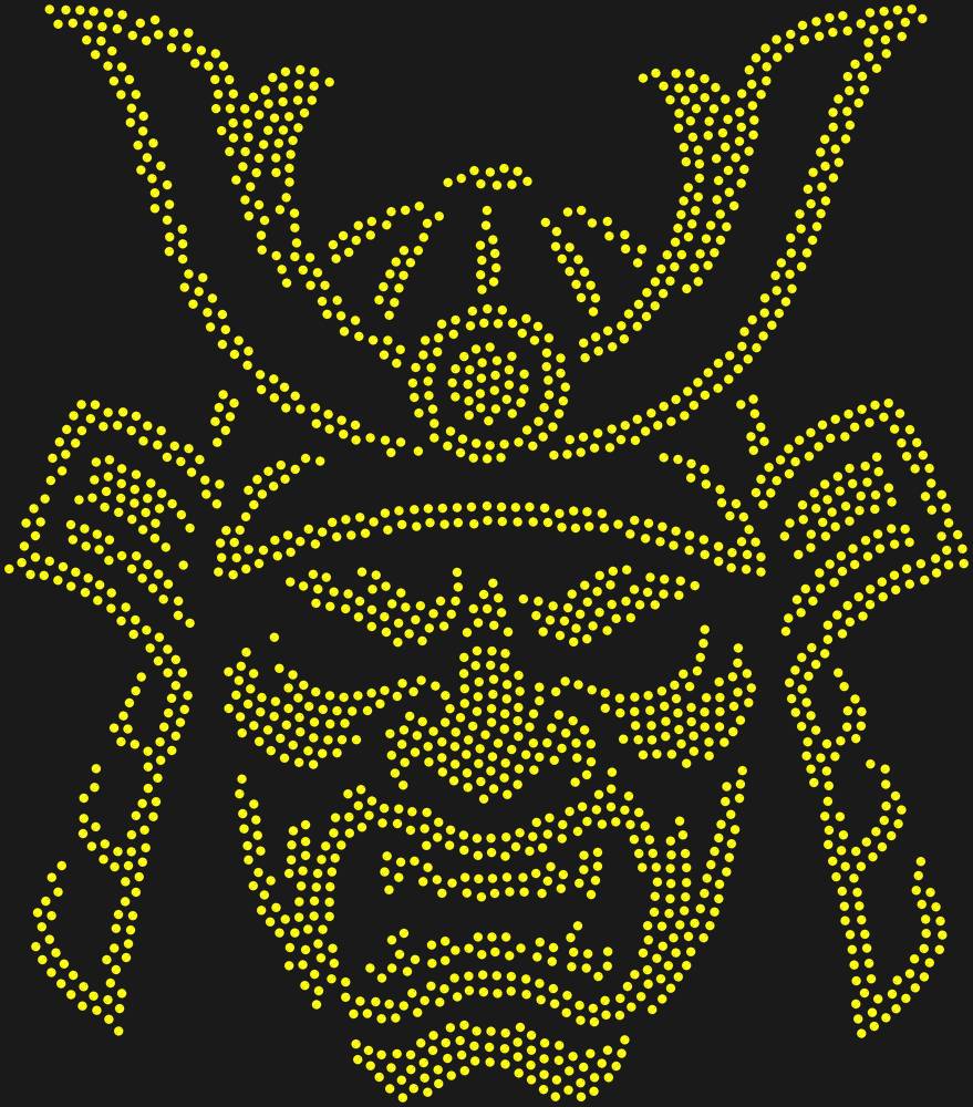 Трафарет Samurai mask — RHT_SAMURAI2_SS16_CITRINE