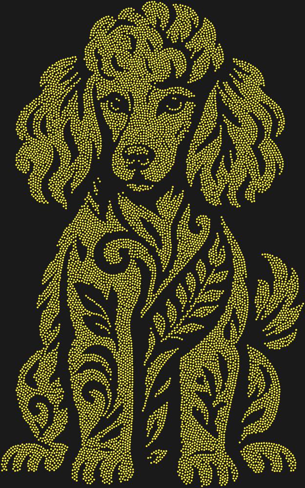 Трафарет Poodle — RHT_POODLE1_SS20_TOPAZ