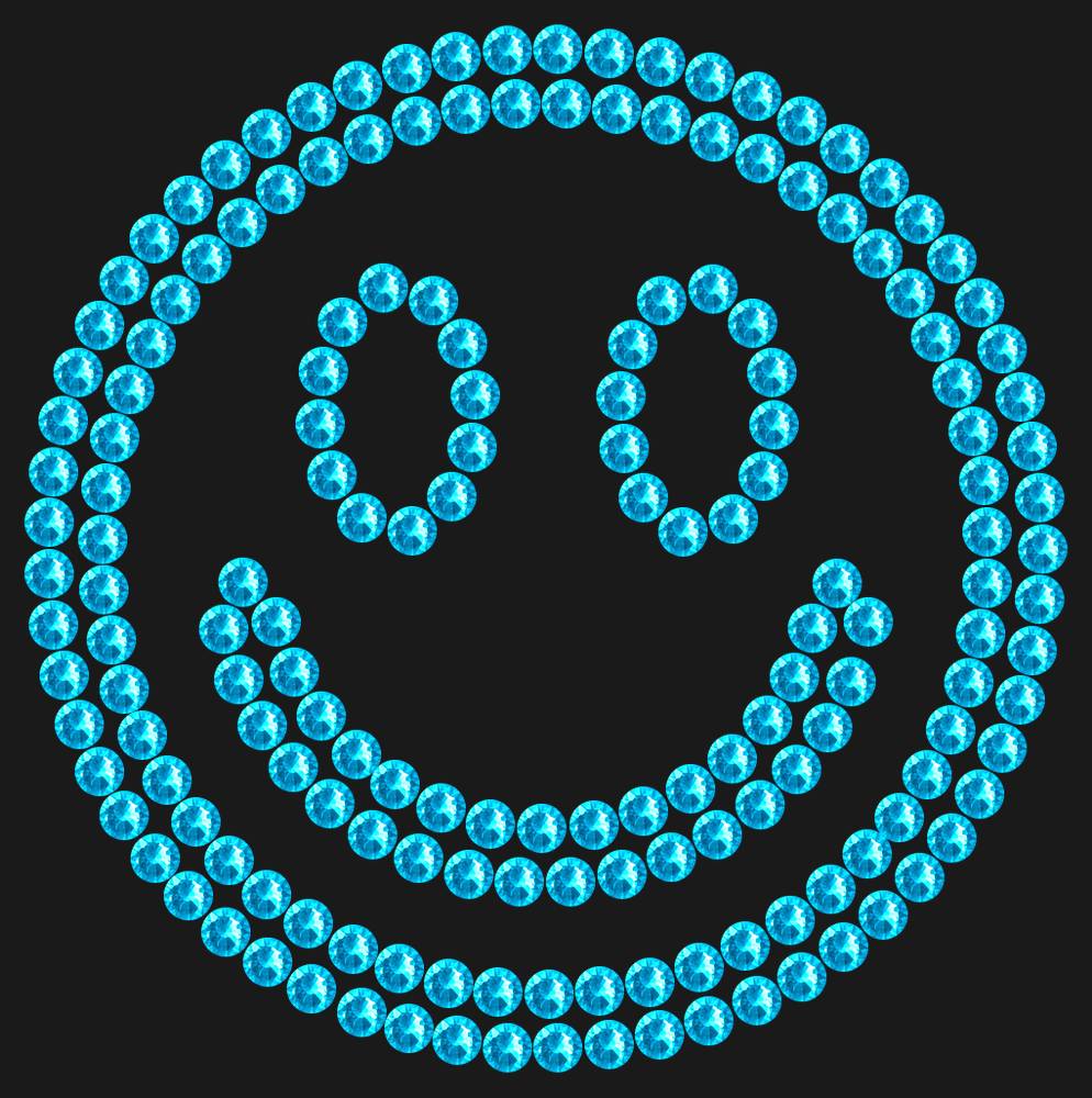 Трафарет Smiley — RHT_SMILE1_SS16_AQUAMARINE