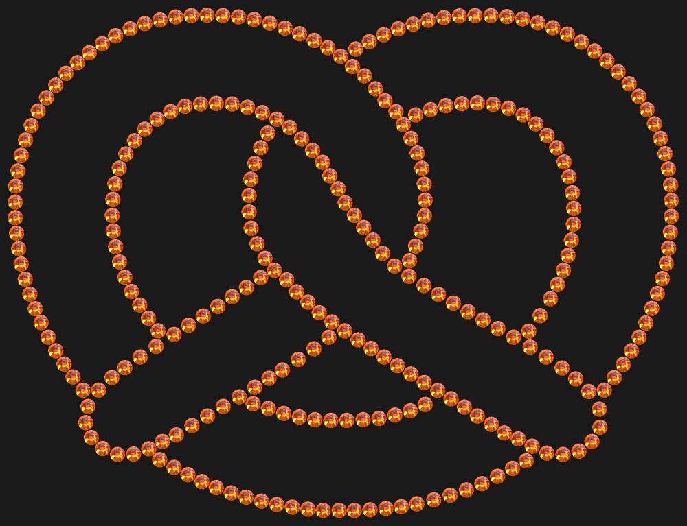 Трафарет Pretzel — RHT_PRETZEL1_SS16_RED_VOLCANO