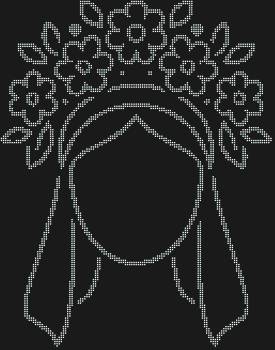 Рисунок из страз «Венец», сияющий 3463 искорками, подарит вашему образу чарующий ореол девичьей нежности и славянской грации, вплетая в него легенды старины.