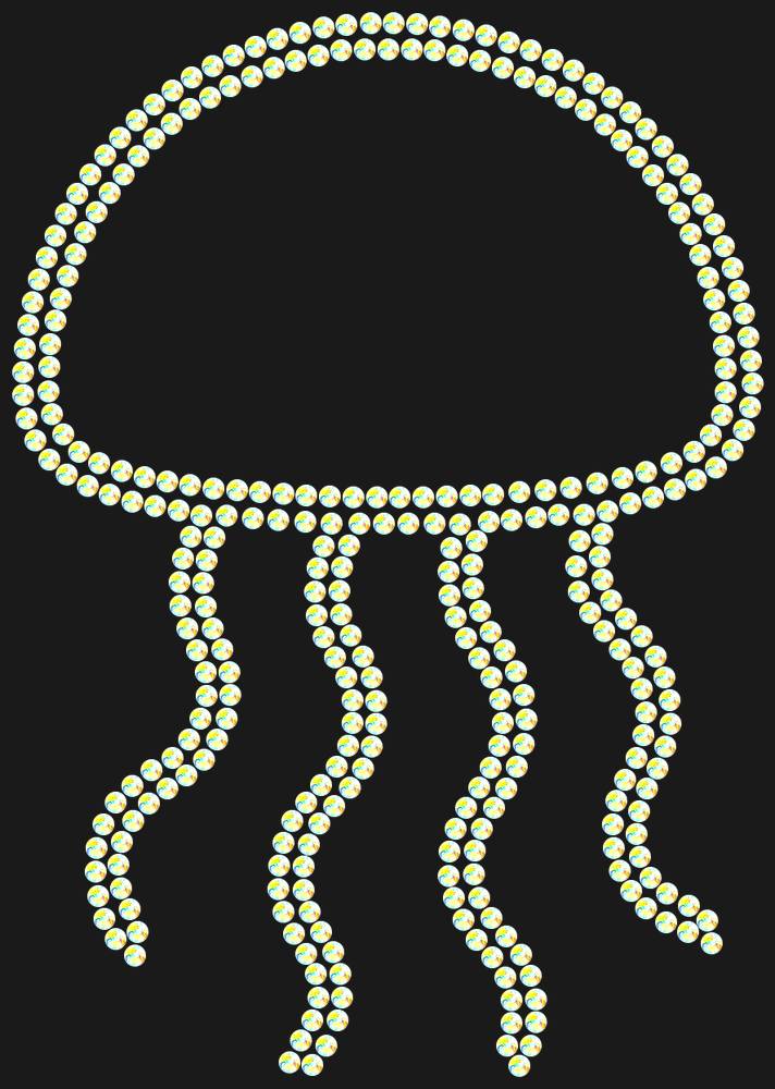 Трафарет Jellyfish — RHT_JELLYFISH1_SS6_CRYSTAL_AB