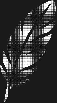 Трафарет из страз «Перо», в котором сияют 2236 искристых камней, словно замерший взмах невесомой мечты, принесет в ваш образ таинственное очарование.