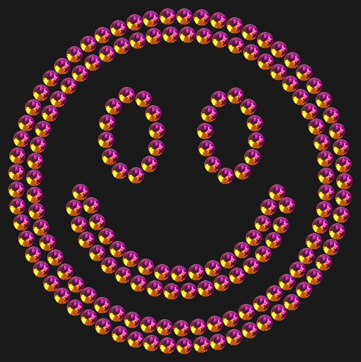 Трафарет Smiley — RHT_SMILE1_SS10_RAINBOW