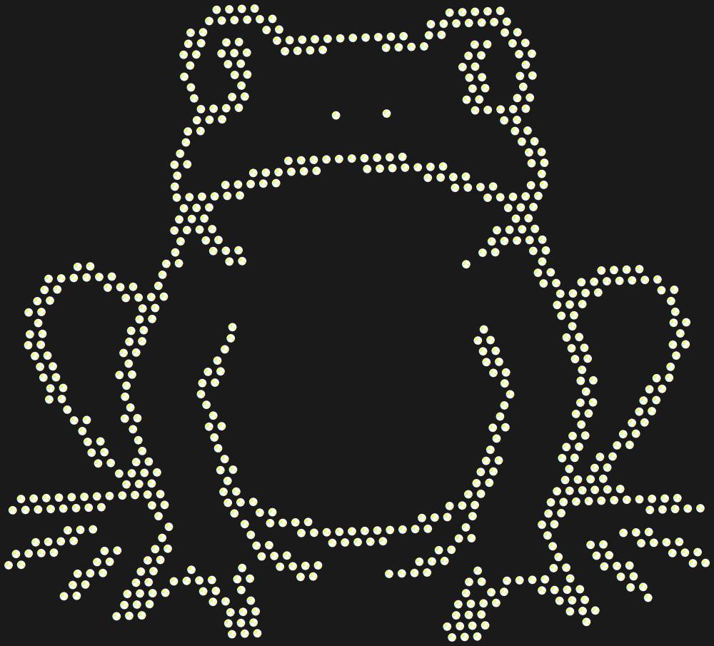 Трафарет Frog — RHT_FROG1_SS20_CRYSTAL_AB