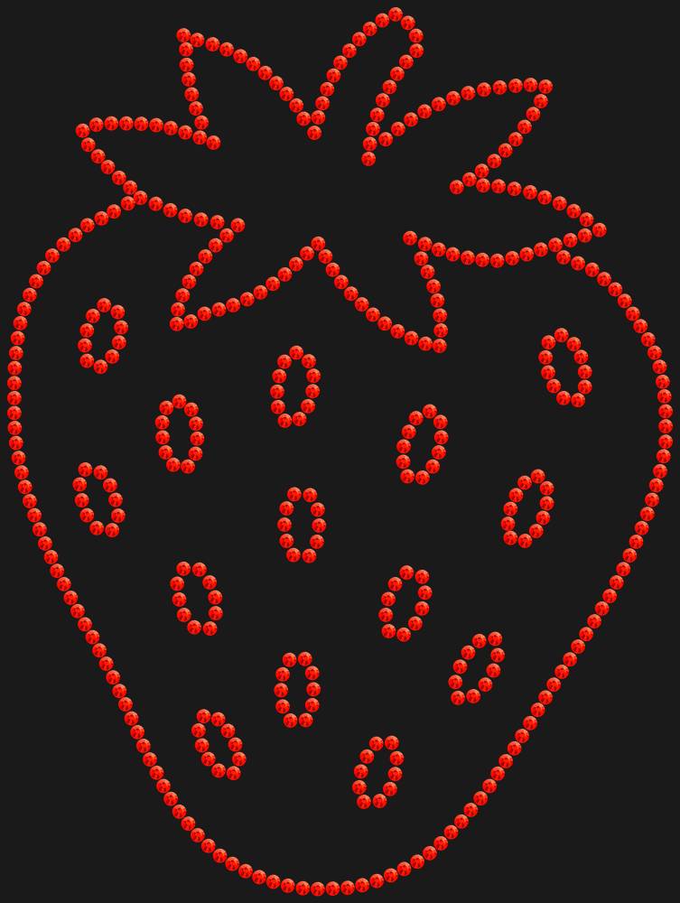Трафарет Strawberry — RHT_STRAWBERRY2_SS10_LT_SIAM