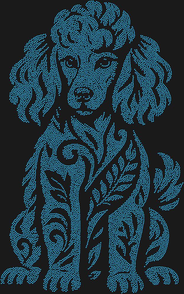 Трафарет Poodle — RHT_POODLE1_SS6_SAPPHIRE