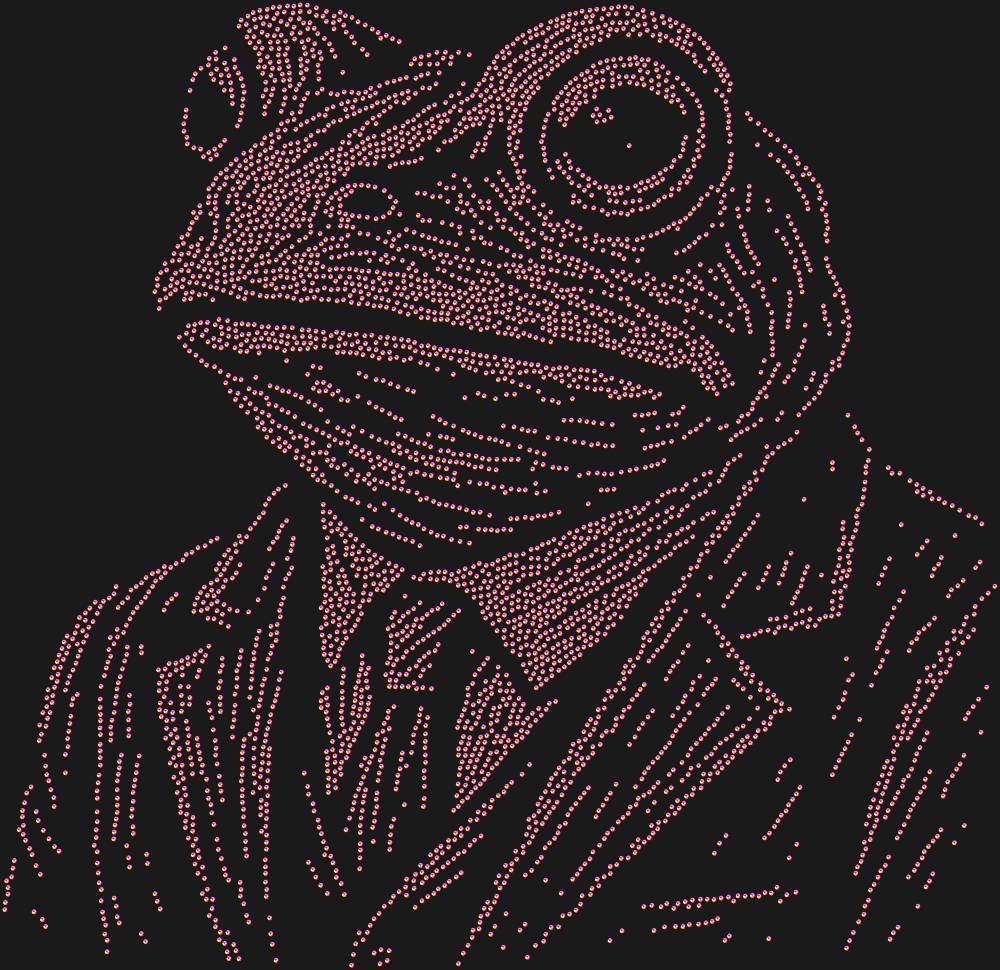 Трафарет Лягушка в костюме — RHT_FROG3_SS10_RAINBOW