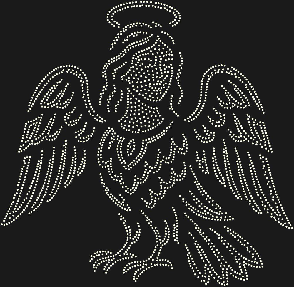 Трафарет Sirin (bird) — RHT_SIRIN1_SS12_CRYSTAL_AB
