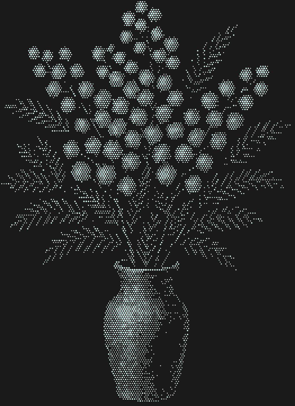 Трафарет Букет мимозы — MIMOSABOUQUET1