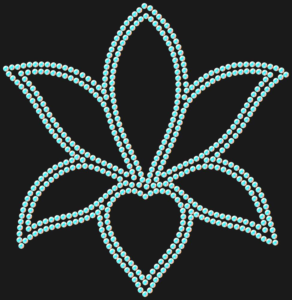 Трафарет Lily — RHT_LILY1_SS20_CRYSTAL_AB_DMC