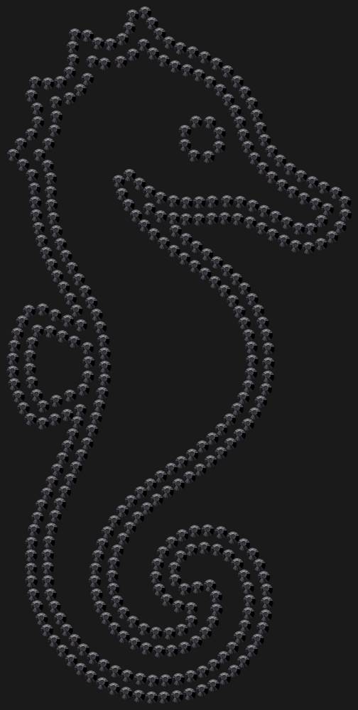 Трафарет Seahorse — RHT_SEAHORSE1_SS10_JET_BLACK