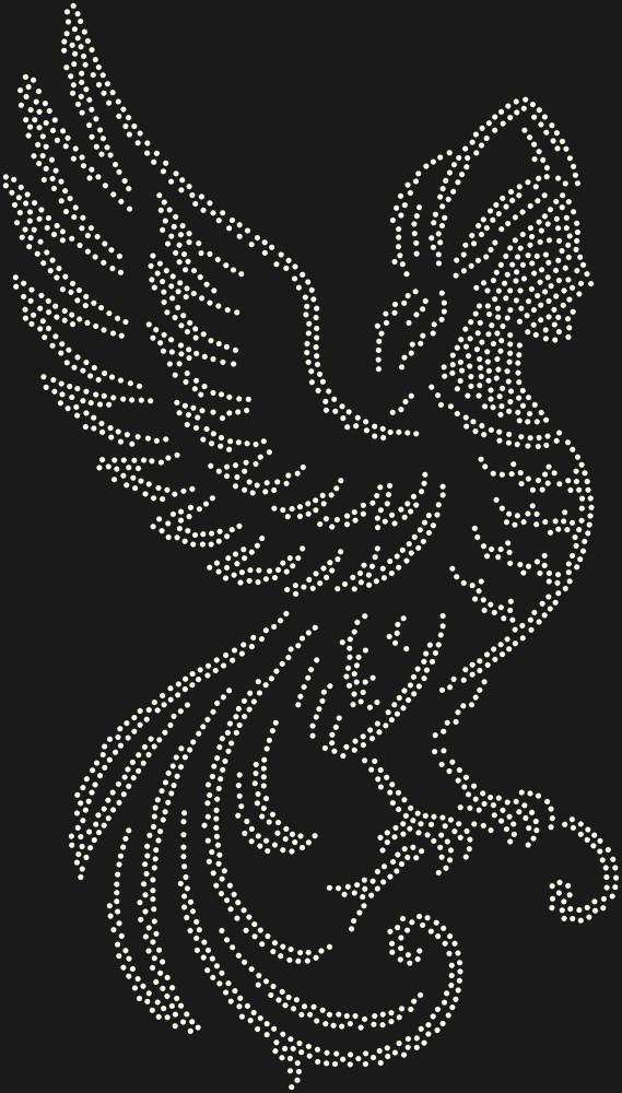 Трафарет Gamayun bird — RHT_GAMAYUN1_SS6_CRYSTAL_AB