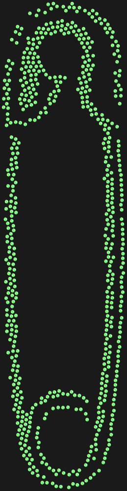 Трафарет Safety pin — RHT_SAFETYPIN1_SS10_LT_PERIDOT