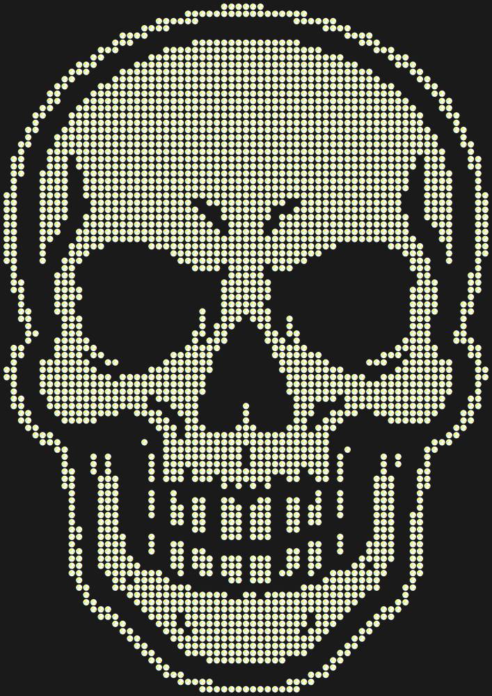 Трафарет Skull — RHT_SKULL1_SS6_CRYSTAL_AB