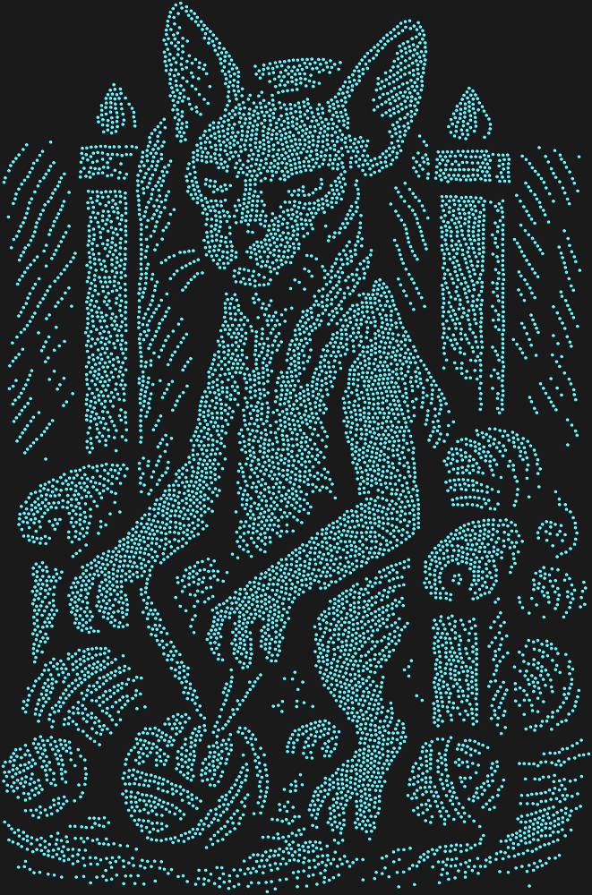 Трафарет Emperor Cat — RHT_CATEMPEROR1_SS12_LT_SAPPHIRE