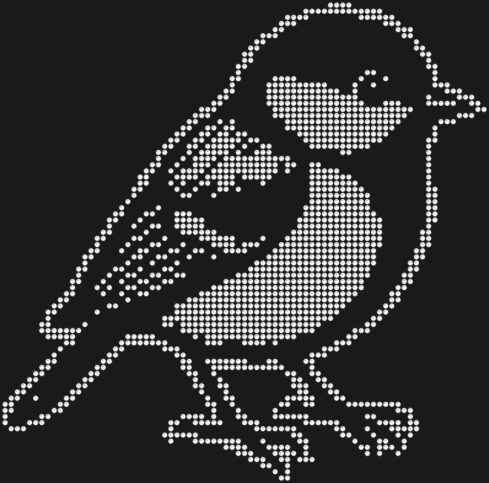 Трафарет Titmouse — RHT_TIT1_SS10_CRYSTAL_CLEAR