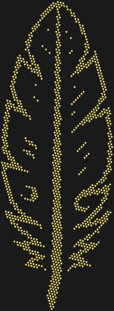 Трафарет Pen — RHT_FEATHER1_SS10_GOLD