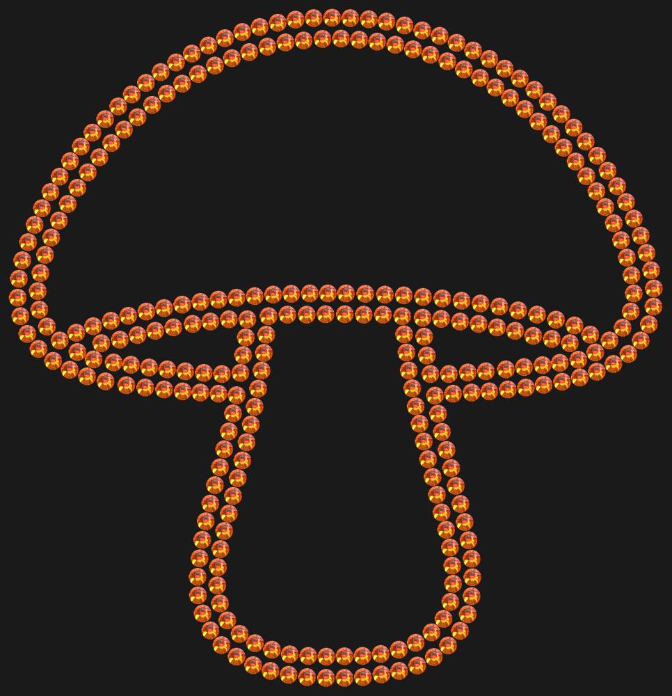 Трафарет Mushroom — RHT_MUSHROOM1_SS16_RED_VOLCANO