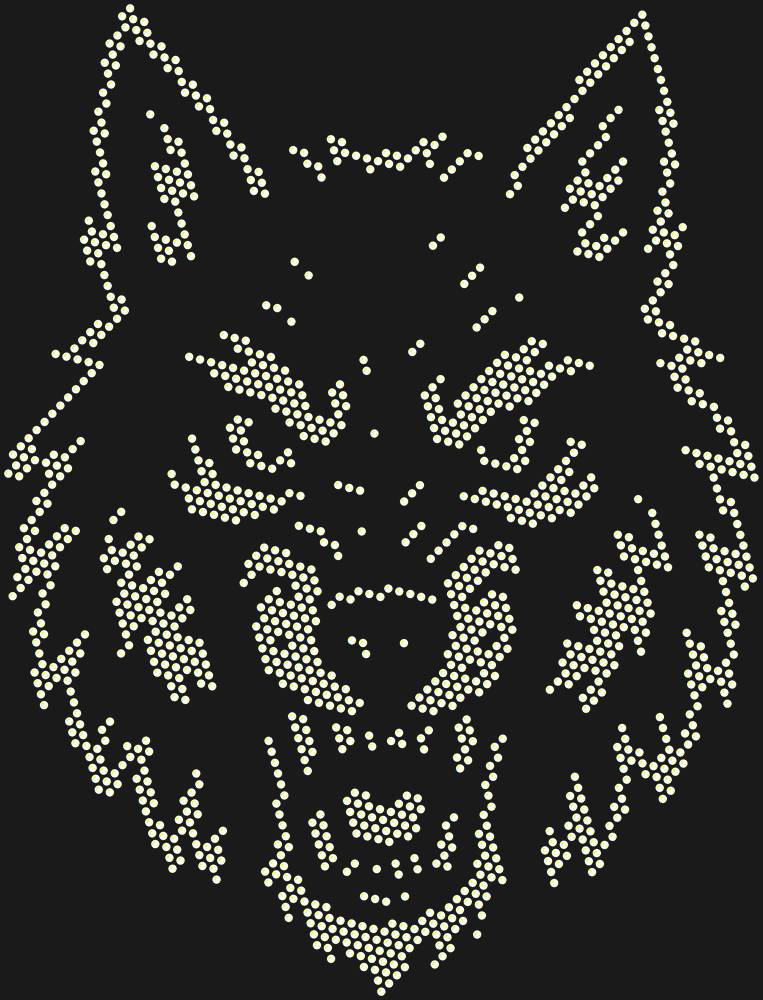 Трафарет Wolf — RHT_WOLF1_SS16_CRYSTAL_AB
