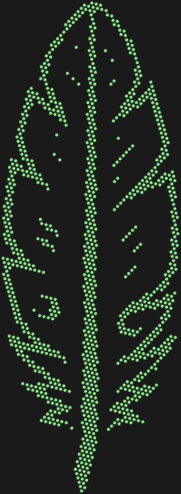 Трафарет Pen — RHT_FEATHER1_SS10_LT_PERIDOT