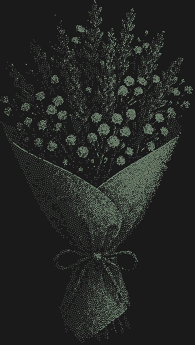 Трафарет Букет — LAVENDERBOUQUET1