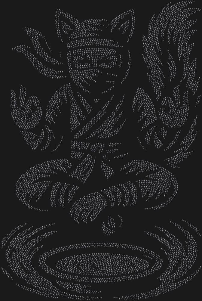 Трафарет Кот-ниндзя — RHT_CATNINJA1_SS12_JET_BLACK