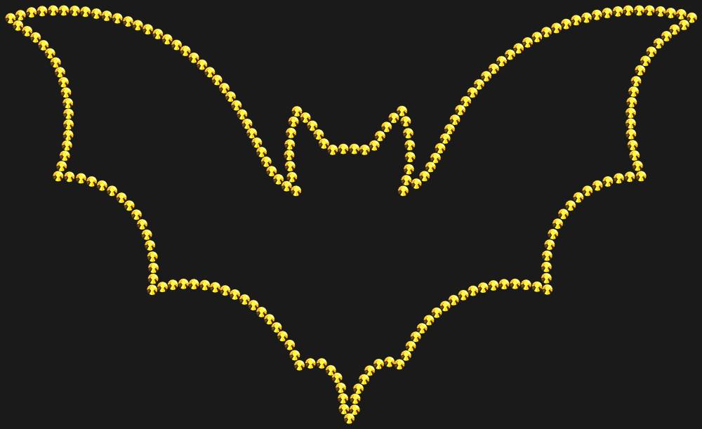 Трафарет Bat — RHT_BAT1_SS10_GOLD
