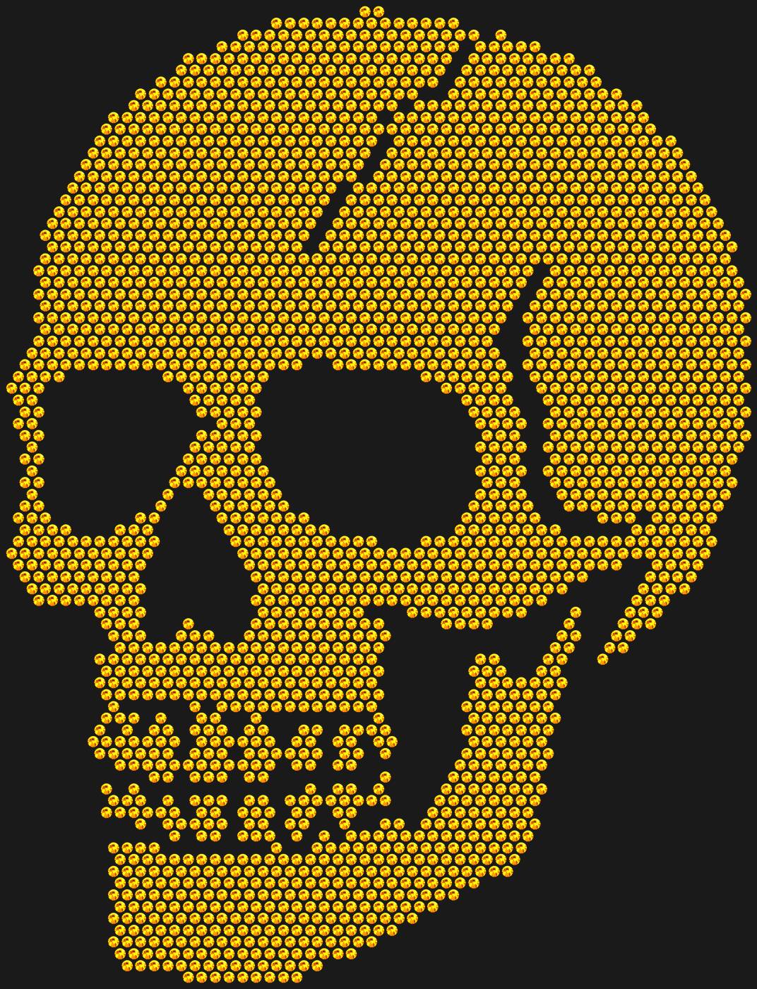 Трафарет Череп с трещиной — SKULLCRACK1