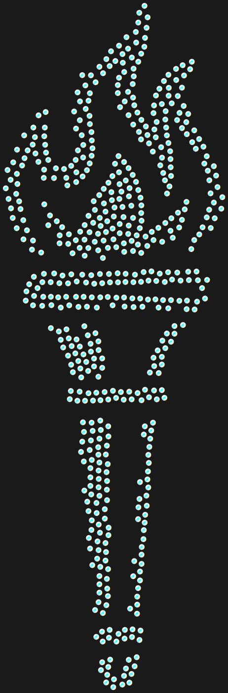 Трафарет Факел — TORCH1