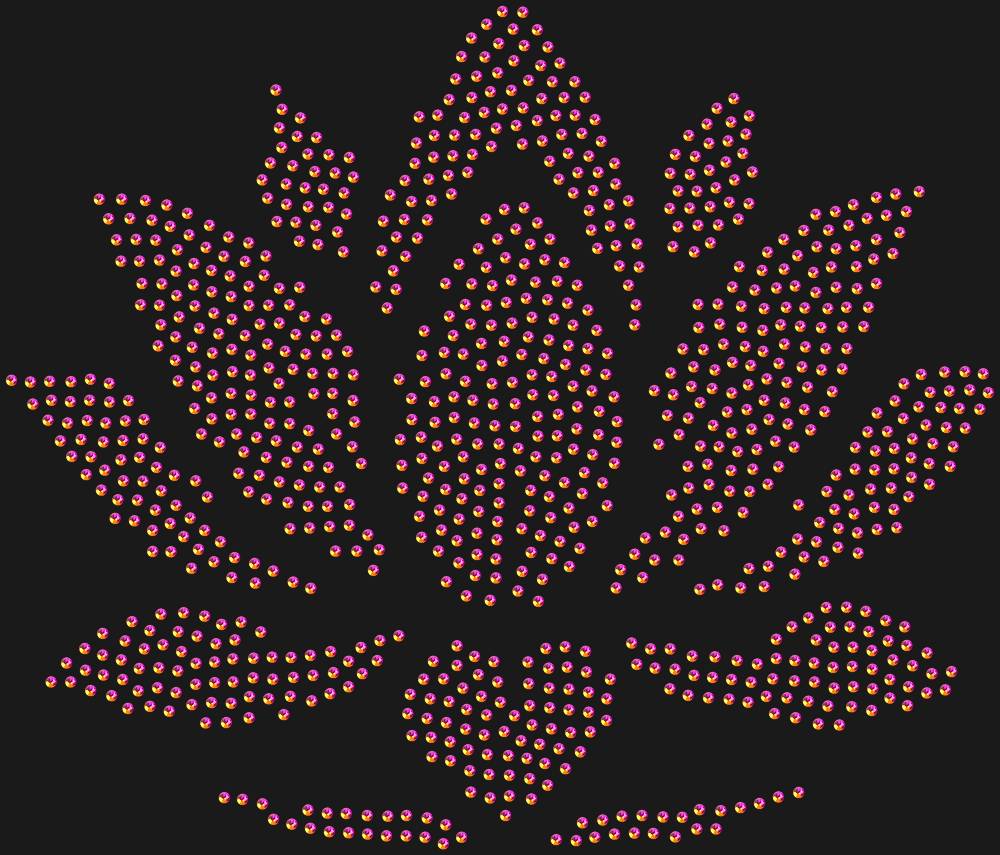Трафарет Lotus — RHT_LOTUS2_SS10_RAINBOW